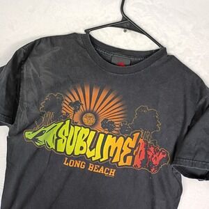 Zion Rootswear Sublime Vintage Style T Shirt Men Medium Black 2010 Band Tee